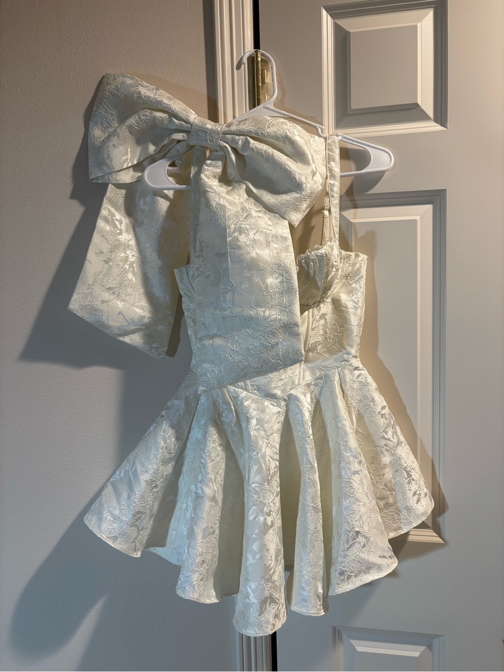 BabyBoo Emelie Playsuit Ivory Bridal Bachelorette Small - Picture 5 of 5